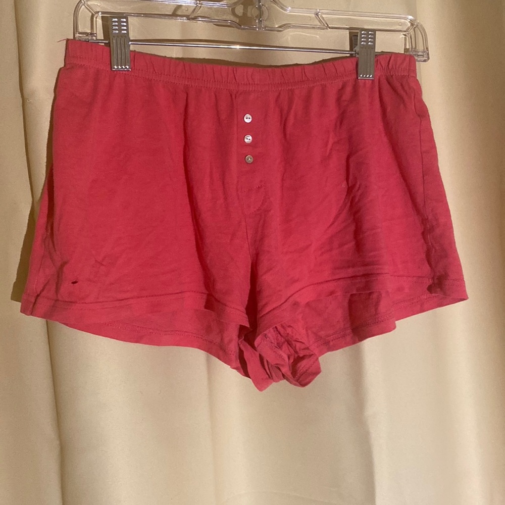 Pink Comfortable Sleepwear Mini Shorts